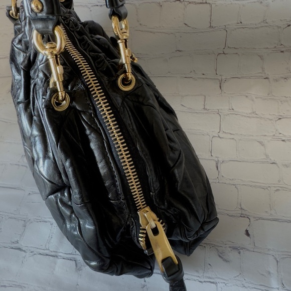 Marc Jacobs Black Quilted Leather Shoulder Bag with Dust Bag - Picture 7 of 16